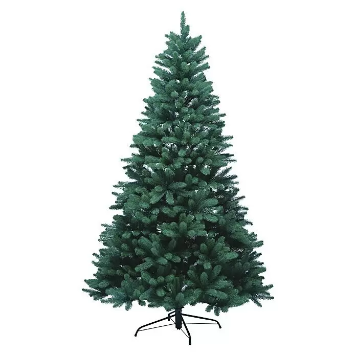 Xenotec Künstlicher Weihnachtsbaum - Höhe: 210 cm, Grün, Standfuß - Vorderansicht