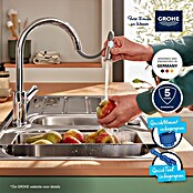 Grohe Keukenkraan Start Edge (Chroom, Glanzend) | BAUHAUS