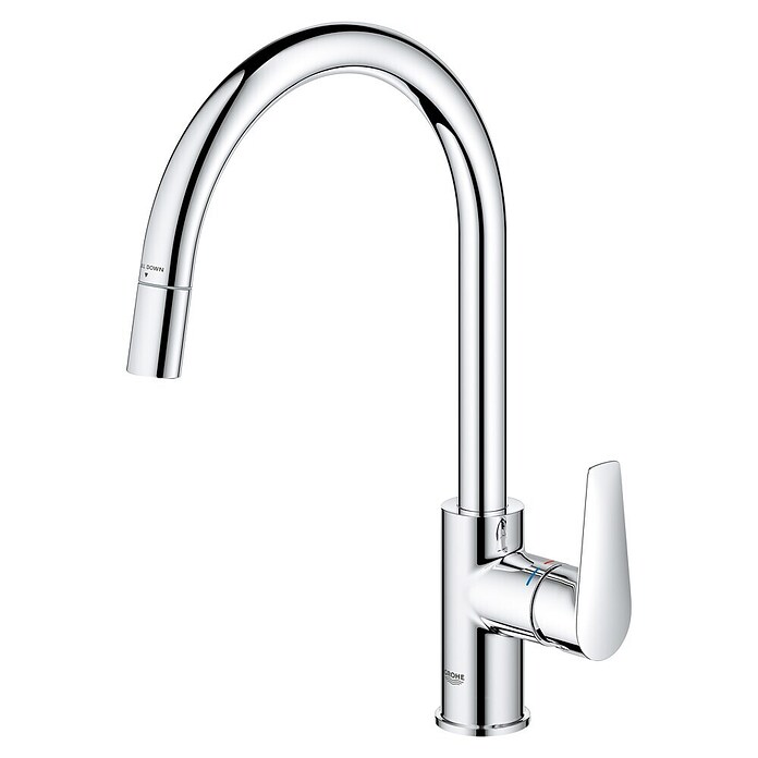 Grohe Keukenkraan Start Edge (Chroom, Glanzend) | BAUHAUS
