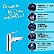 Grohe Swift Wastafelkraan M-Size (Chroom, Glanzend) | BAUHAUS