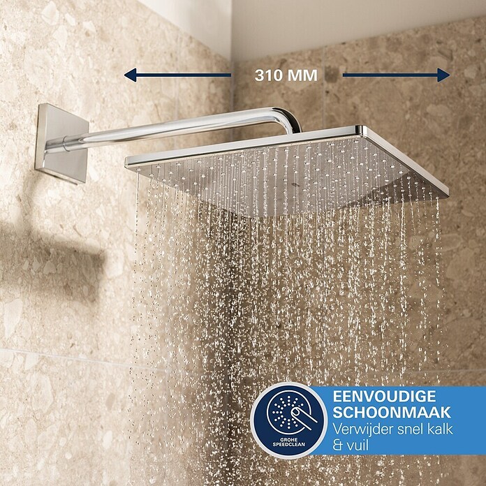 Grohe Douchesysteem met Vitalio 310 (Chroom, Diameter douchekop: 31 cm) | BAUHAUS