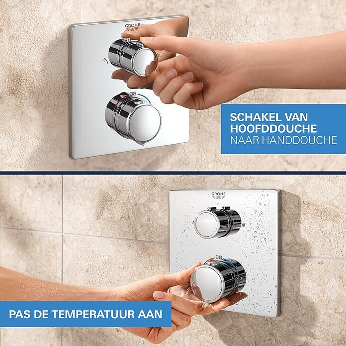 Grohe Douchesysteem met Vitalio 310 (Chroom, Diameter douchekop: 31 cm) | BAUHAUS