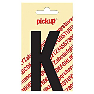 Pickup Naljepnica (Motiv: K, Crne boje, Visina: 90 mm)
