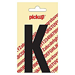 Pickup Sticker (Motief: K, Zwart, Hoogte: 90 mm)