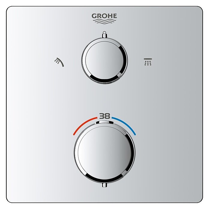 Grohe Douchesysteem met Vitalio 310 (Chroom, Diameter douchekop: 31 cm) | BAUHAUS