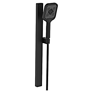 Set de ducha Tao (Distancia entre orificios: 15 cm, Negro)