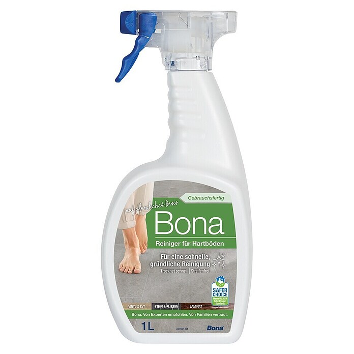 Bona Fliesen- & Laminatreiniger (1 l, Flasche mit Sprühpistole)