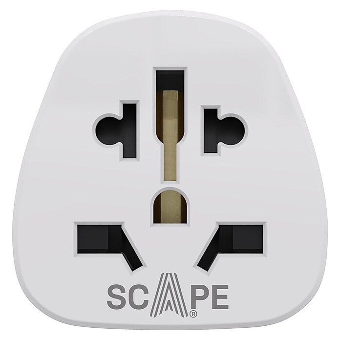 Scape Adaptador de viaje (Apto para: Gran Bretaña) | BAUHAUS