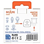 Scape Adaptador de viaje (Apto para: Gran Bretaña) | BAUHAUS