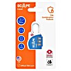 Scape Candado con combinación (Zamak, Número de dígitos en combinación: 3 ud., Azul) | BAUHAUS