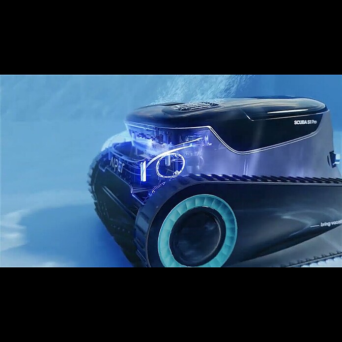 Aiper Robot de piscina Scuba S1 Pro (Funcionamiento con batería, Específico para: Piscinas de hasta 200 m², Potencia de filtración: 22.700 l/h) | BAUHAUS