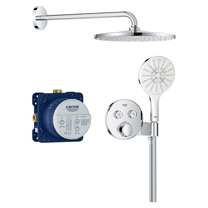 Grohe SmartControl Douchesysteem met Vitalio Rain Mono 310 (Aantal straalsoorten: 3 st., Chroom) | BAUHAUS