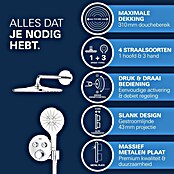 Grohe SmartControl Douchesysteem met Vitalio Rain Mono 310 (Aantal straalsoorten: 3 st., Chroom) | BAUHAUS
