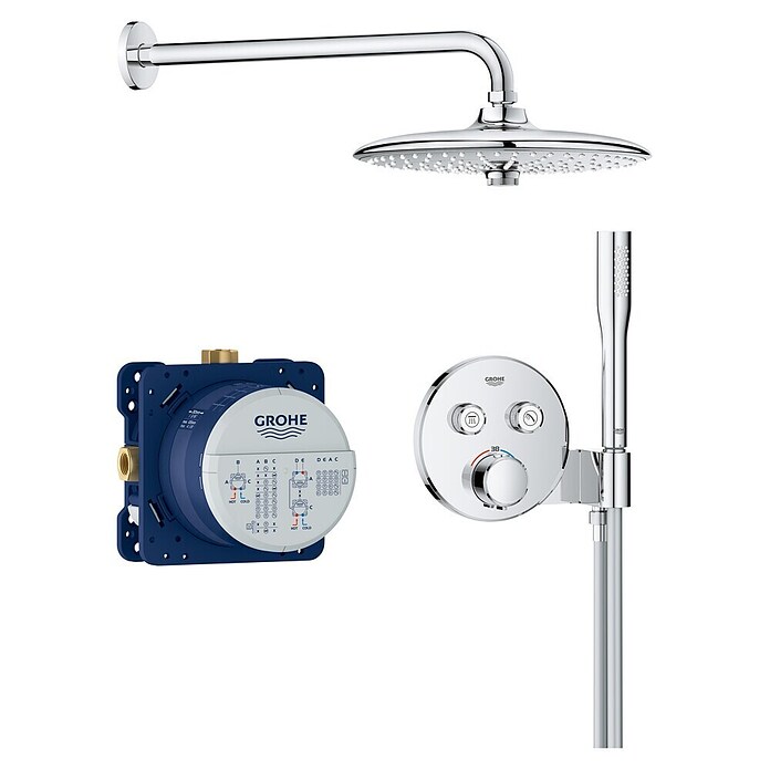 Grohe SmartControl Douchesysteem met Vitalio Joy 260 (Aantal straalsoorten: 1 st., Chroom) | BAUHAUS