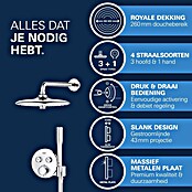 Grohe SmartControl Douchesysteem met Vitalio Joy 260 (Aantal straalsoorten: 1 st., Chroom) | BAUHAUS