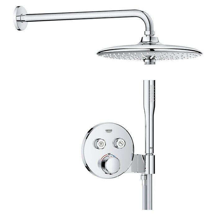Grohe SmartControl Douchesysteem met Vitalio Joy 260 (Aantal straalsoorten: 1 st., Chroom) | BAUHAUS