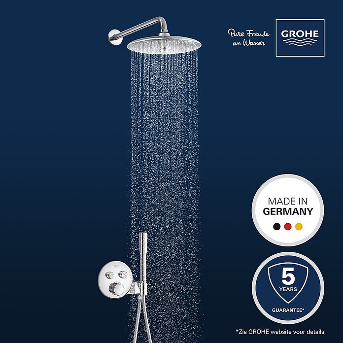 Grohe SmartControl Douchesysteem met Vitalio Joy 260 (Aantal straalsoorten: 1 st., Chroom) | BAUHAUS