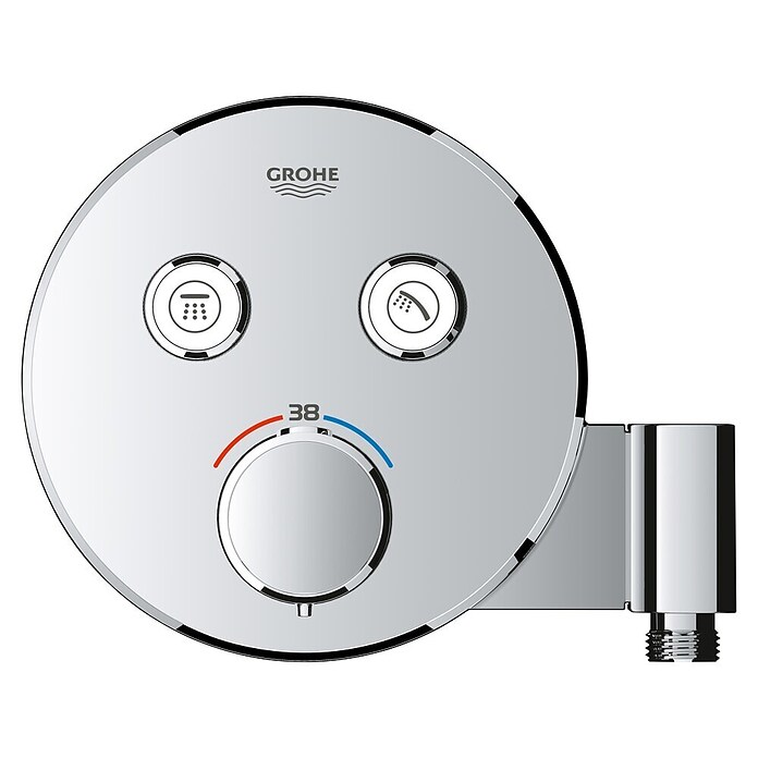 Grohe SmartControl Douchesysteem met Vitalio Joy 260 (Aantal straalsoorten: 1 st., Chroom) | BAUHAUS