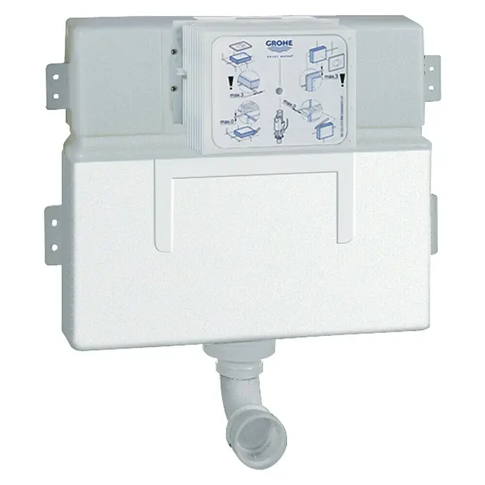 Grohe Unterputz-Spülkasten - 2-Mengen-Spülung, 14 x 41,5 x 45,5 cm - Der Grohe Unterputz-Spülkasten ist ein modernes Sanitärprodukt für Badezimmer, das Funktionalität und Design vereint.