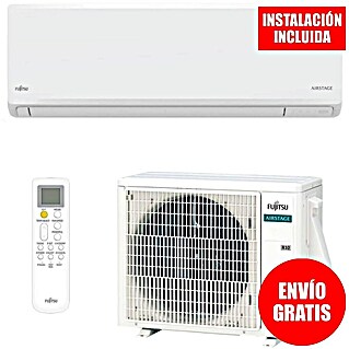 Fujitsu KN Aire acondicionado Inverter ASY25 + Instalación (3,4 kW, 4 kW, Tamaño de la estancia: 30 m² - 35 m²)