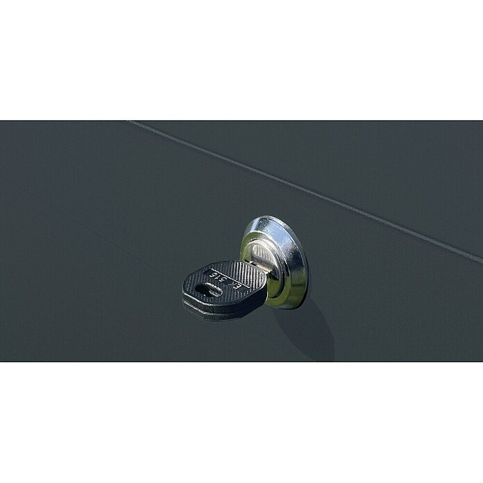 Hörmann Vrtna kutija Juno, Modern  (136 x 67,2 x 72,5 cm, Čelik, Antracit) | BAUHAUS