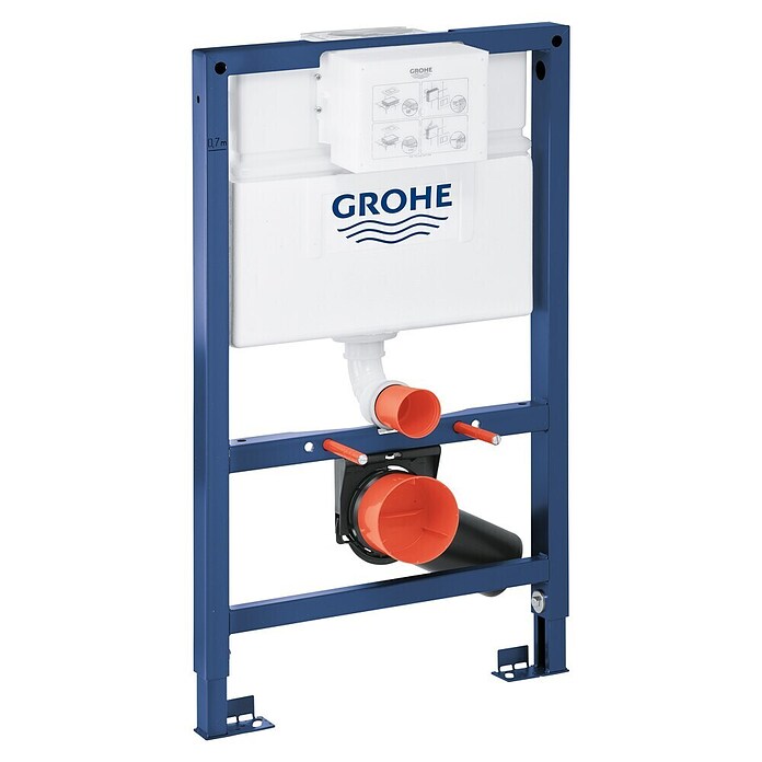 Grohe Rapid SL WC-Vorwandelement (16,5 x 50 x 82 cm, Pulverbeschichtet)