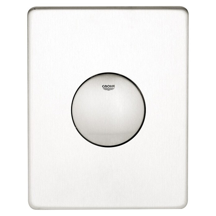Grohe Bedieningsplaat (Roestvrij staal, 1 spoelwaterhoeveelheid, Geschikt voor: Pneumatisch afvoerventiel)