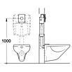 Grohe Betätigungsplatte Skate (Chrom, 1-Mengen-Spülung, Geeignet für: Pneumatische Ablaufventile)
