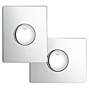 Grohe Bedieningsplaat (Chroom, 1 spoelwaterhoeveelheid, Geschikt voor: Pneumatisch afvoerventiel)
