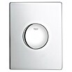 Grohe Betätigungsplatte Skate (Chrom, 1-Mengen-Spülung, Geeignet für: Pneumatische Ablaufventile)