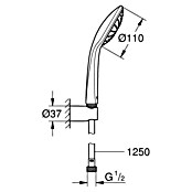 Grohe Euphoria 110 Doucheset met handdouche 110 Mono (Aantal functies: 1 st.) | BAUHAUS