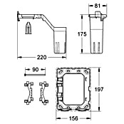 Grohe Omzettingsset Fresh (b x h: 15,6 x 19,7 cm, Kunststof) | BAUHAUS
