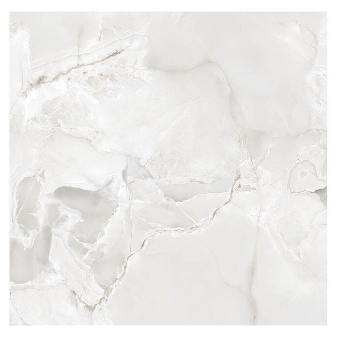 Feinsteinzeugfliese Onyx Freedom (60 x 60 cm, White, Glänzend) | BAUHAUS