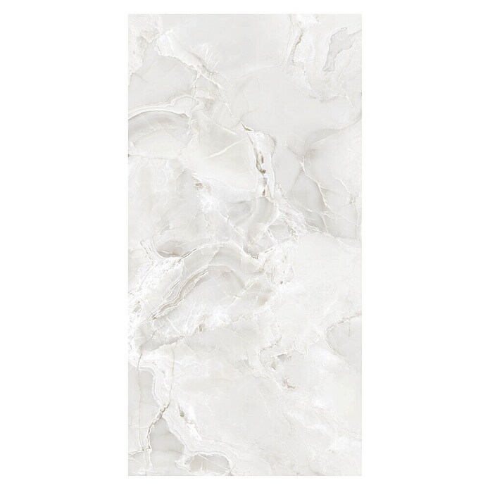 Feinsteinzeugfliese Onyx Freedom (60 x 120 cm, White, Glänzend) | BAUHAUS