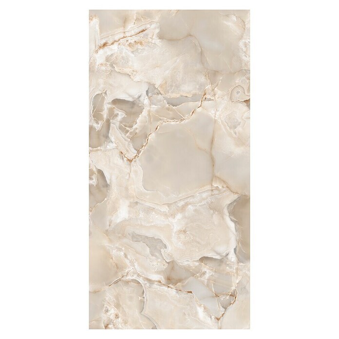 Feinsteinzeugfliese Onyx Freedom (60 x 120 cm, Beige, Glänzend) | BAUHAUS
