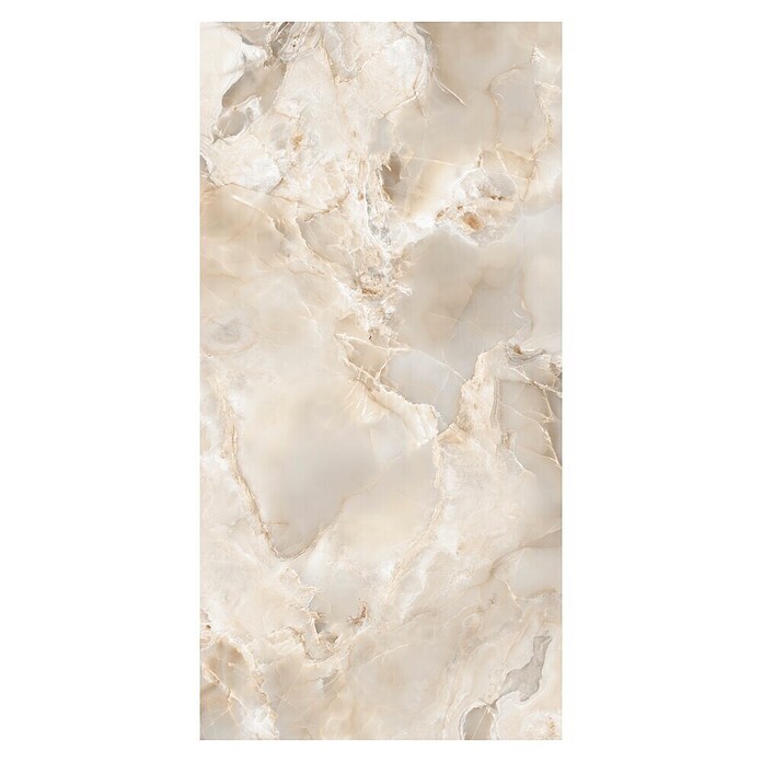 Feinsteinzeugfliese Onyx Freedom (60 x 120 cm, Beige, Glänzend) | BAUHAUS