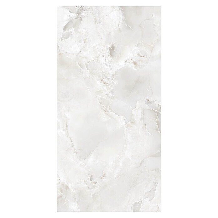 Feinsteinzeugfliese Onyx Freedom (60 x 120 cm, White, Glänzend) | BAUHAUS