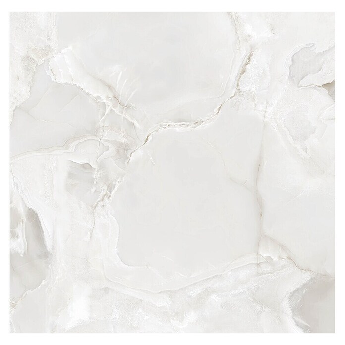 Feinsteinzeugfliese Onyx Freedom (60 x 60 cm, White, Glänzend) | BAUHAUS