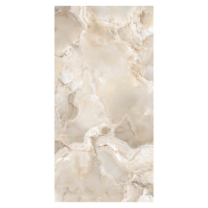 Feinsteinzeugfliese Onyx Freedom (60 x 120 cm, Beige, Glänzend) | BAUHAUS