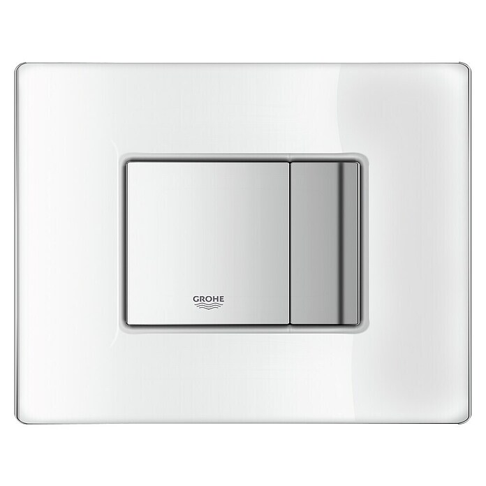 Grohe Bedieningsplaat (Moonwhite/chroom, 2 spoelwaterhoeveelheid)