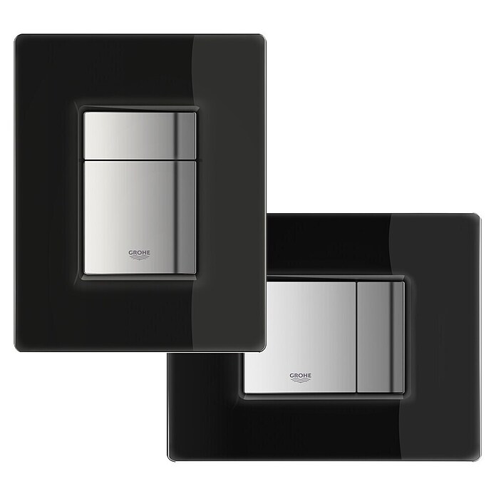 Grohe Bedieningsplaat (Zwart/chroom, 2 spoelwaterhoeveelheid)