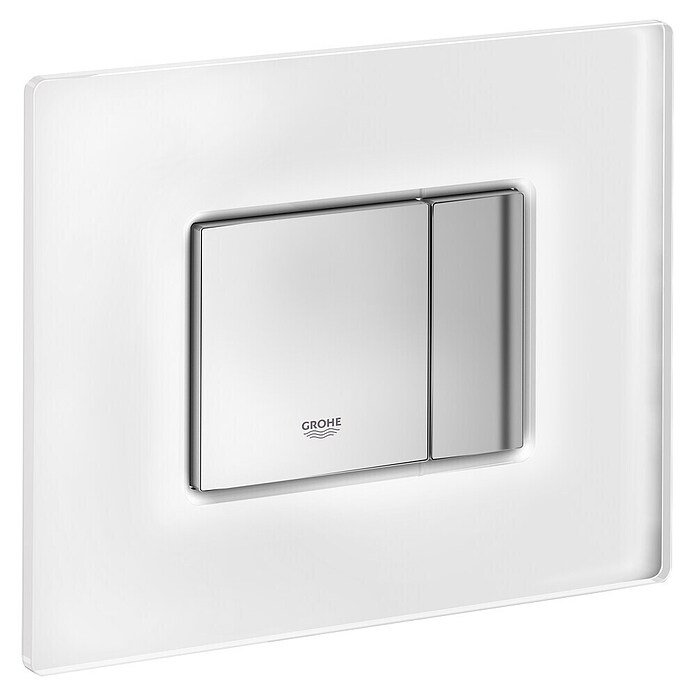 Grohe Bedieningsplaat (Wit/Chroom, 2 spoelwaterhoeveelheid)