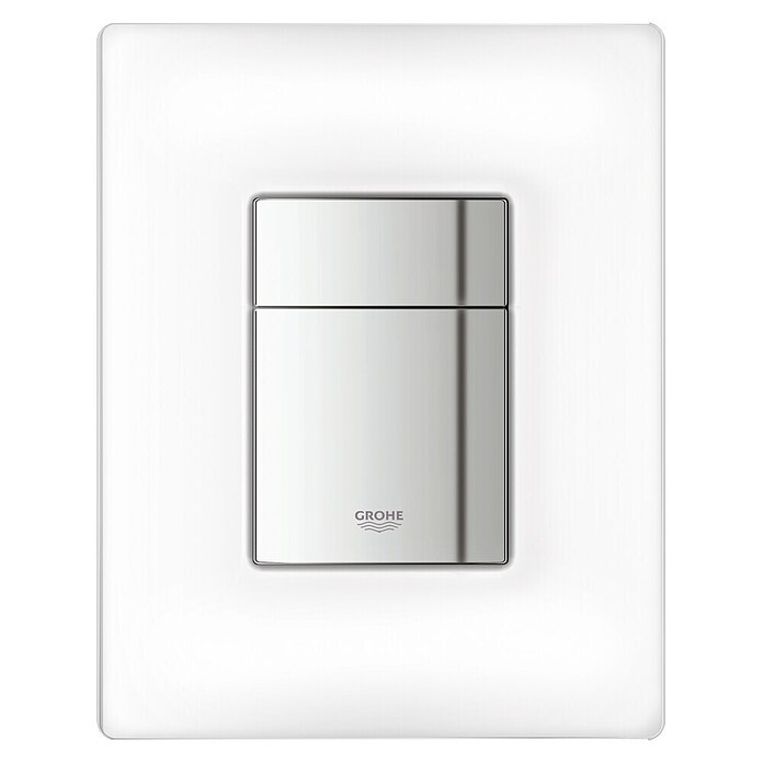 Grohe Bedieningsplaat (Wit/Chroom, 2 spoelwaterhoeveelheid)
