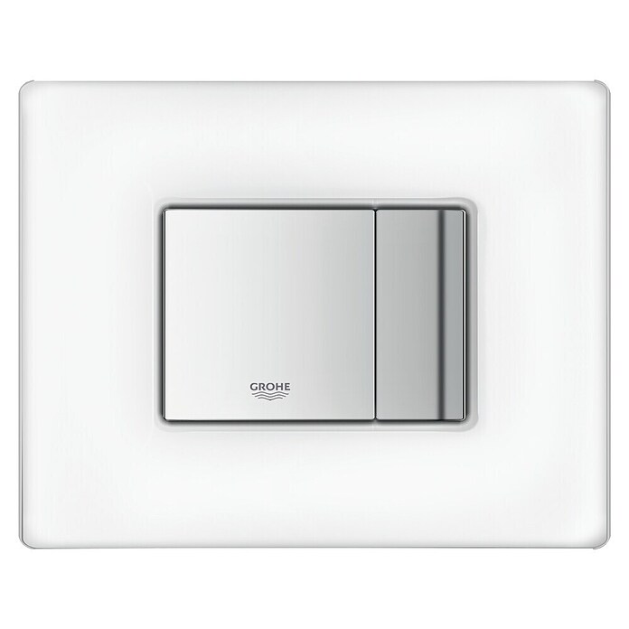 Grohe Bedieningsplaat (Wit/Chroom, 2 spoelwaterhoeveelheid)