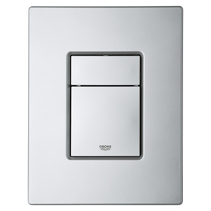 Grohe Bedieningsplaat (Titanium, 2 spoelwaterhoeveelheid, Met antivingerafdruk-oppervlak)