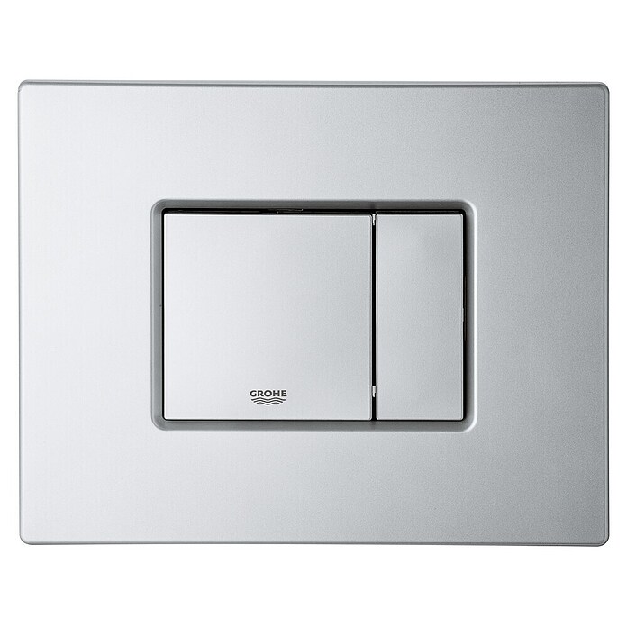 Grohe Bedieningsplaat (Titanium, 2 spoelwaterhoeveelheid, Met antivingerafdruk-oppervlak)