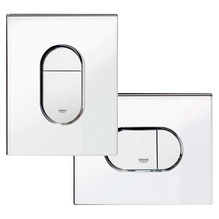 Grohe Bedieningsplaat Arena Cosmopolitan (Chroom, 2 spoelwaterhoeveelheid, Horizontale montage)