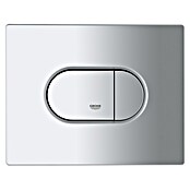 Grohe Bedieningsplaat (Mat chroom, 2 spoelwaterhoeveelheid, Horizontale montage)