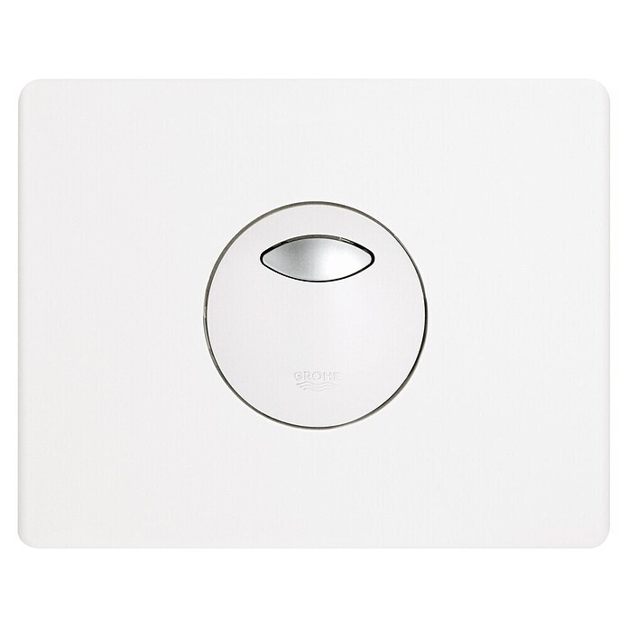 Grohe Bedieningsplaat Skate (Wit, 2 spoelwaterhoeveelheid, Geschikt voor: Pneumatisch afvoerventiel)