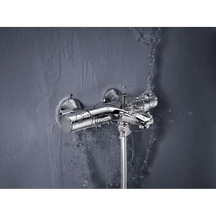 Grohe Grohtherm 800 Badthermostaat (Chroom, Glanzend)